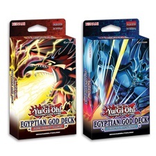 Yu-Gi-Oh Structure Deck: Egyptian God Decks - BOTH DECKS 1st Edition